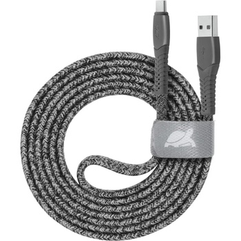 RIVACASE Кабел Rivacase PS6102GR12, от USB A(м) към USB C(м), 1.2m, сив (PS6102GR12)