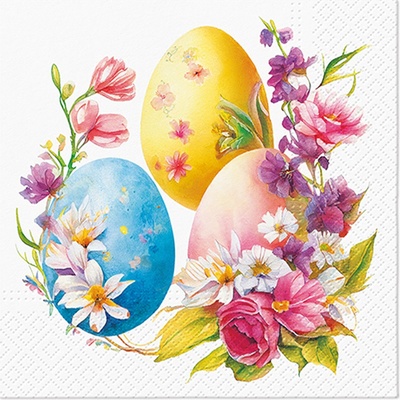 PAW Ubrousky L Egg Bouquet 33x33cm
