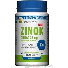 BIO-Pharma Zinok 25mg 180 tabliet