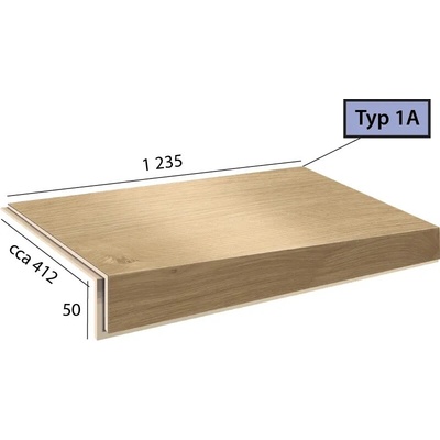 Karndean International Ecoline Step - Schod bez nosu - 1A/9551 Dub champagne