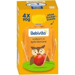 Bebevita Плодова закуска Bebivita - Пълнозърнеста шпелта с ябълка и банан, 90 g (19109)