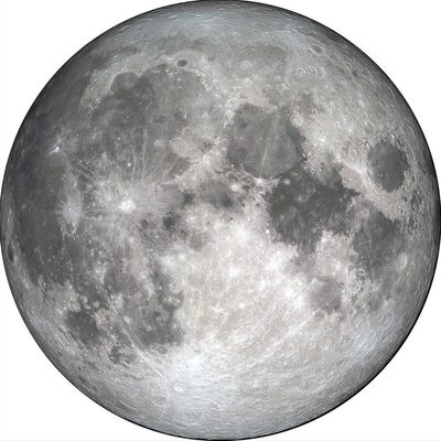 Malerifabrikken The Moon obraz šedá