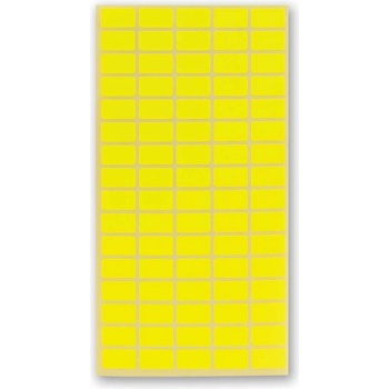 Spree Етикети 12/22 мм, 80 бр. на лист, 10 л. , жълт (3800884122211)