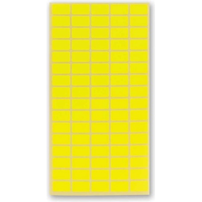 Spree Етикети 12/22 мм, 80 бр. на лист, 10 л. , жълт (3800884122211)
