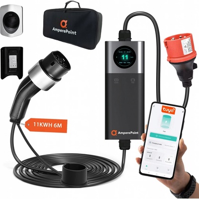 Ampere Point EV Q11 16A 11kW Typ 2 WIFI Tuya
