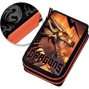 Graffiti Ученически несесер с пособия Graffiti Dragons - с 2 ципа (231334)