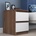 ASIR GROUP Нощно шкафче WALNUT 46, 8x35 cм кафяво/бяло (AS1159)