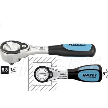 Image 1 of HAZET Тресчотка 1/4 72 зъба, hazet 863-1