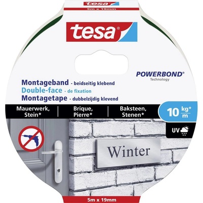 tesa BRICK & STONE 77749 montážní páska POWERBOND 5 m x 19 mm černá