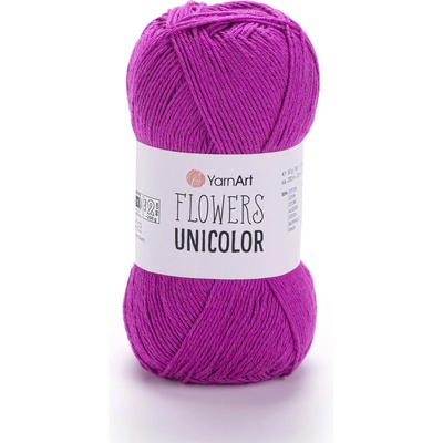 Yarn Art Flowers Unicolor 750 fuchsiová
