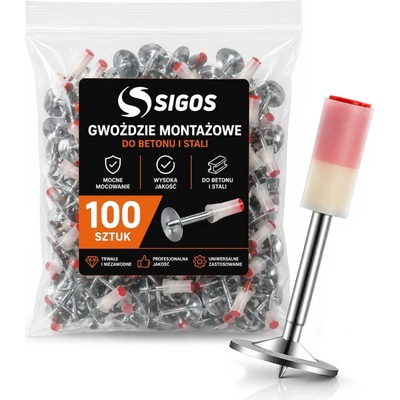 Klince Sigos 57 mm 100 ks