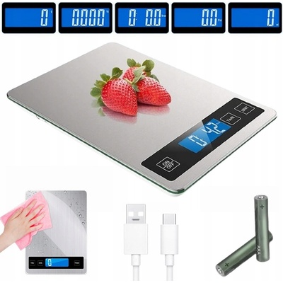 Bedee kitchen Scale strieborná/sivá 15 kg