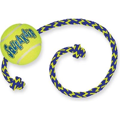 KONG KONG SqueakAir топка с въже 2 броя играчка за кучета