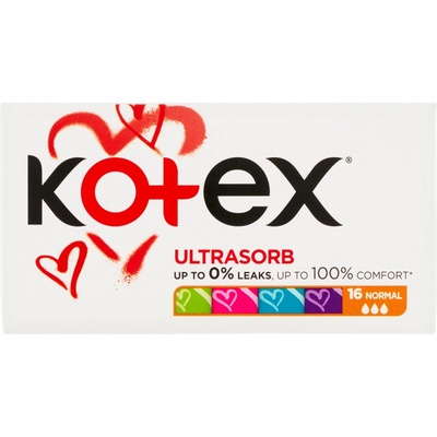 Kimberly - Clark Тампони KOTEX (16 бр. /KRA) ULTRA SORB NORM