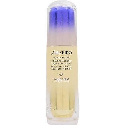 Shiseido Vital Perfection LiftDefine Radiance Night Concentrate нощно серум с лифтинг ефект 40 мл