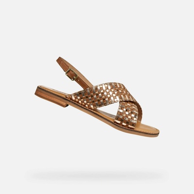 Geox Кафяви дамски чехли Geox Maddalusiac Geox | Kafyav | ЖЕНИ | 36