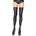 Leg Avenue Wet Look Thigh Highs 6901 Black M/L