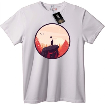 NOONEBRAND Тениска Залез Балонно Приключение - L, Black