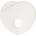 KikkaBoo Мемори ергономична възглавница Heart Airknit White