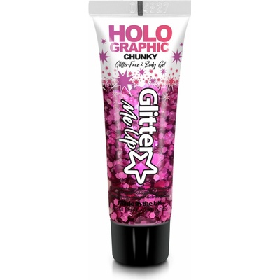 Glitrové holografické gély Holographic Chunky Glitter Gels Paint Glow 12 ml