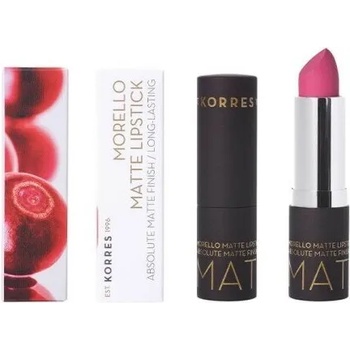 KORRES Матиращо кремообразно червило с масло от Череша , Korres Morello Matte Lipstick 75 Strawberry Fields 3.5g