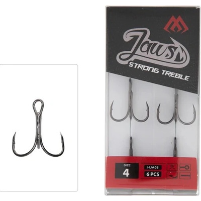 Mikado TROJHÁČKY JAWS STRONG TROJITÝ vel.5 8 ks