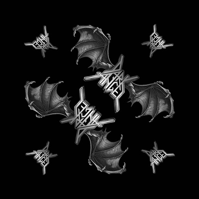 Šatka Dark Angel Logo čierna
