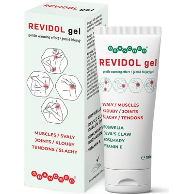 REVIDOL jemne hrejivý gél pri bolesti 100 ml