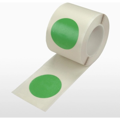 Podlahové vyznačovací body WT-5226, permanentní – polyester, zelená, 50 mm × 25 m