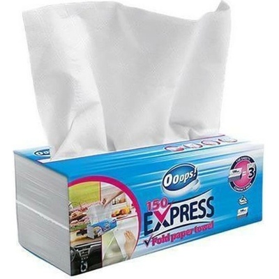 OOOPS! Express dvojvrstvové 100% celulóza 150 ks