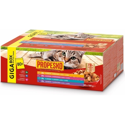 Propesko maso losos omáčka 80 x 100 g