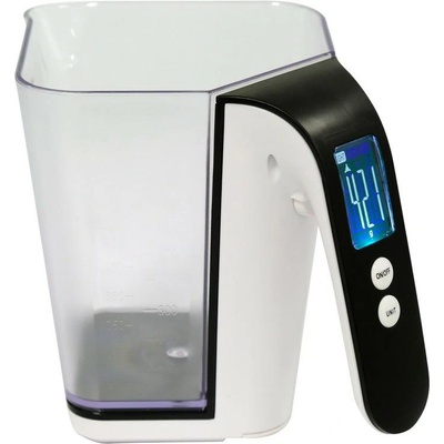 TOYA lund цифрова кухненска везна с контейнер с вместимост 1200 мл (68364)