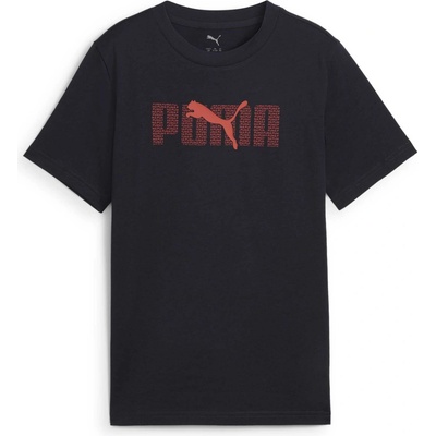 Puma Essentials Logo Lab Tee tmavo modrá