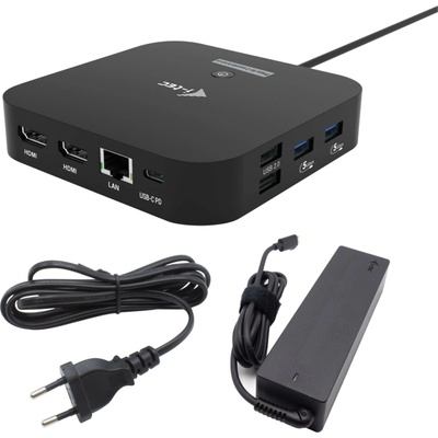 i-Tec USB-C Dual HDMI Docking Station with Power Delivery 100W + i-Tec Universal Charger 100W C31DUALHDMIDPD100