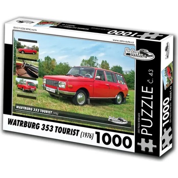 Retro cars - Puzzle Wartburg 353 Tourist (1976) - 1 000 piese