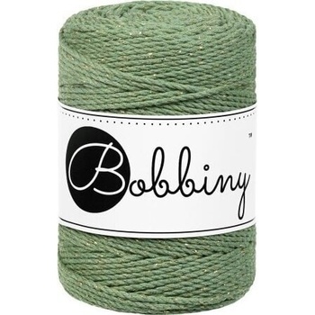 Bobbiny 3PLY Macramé Rope 1, 5 mm 100 m Golden Eucalyptus Green юта (TD-E061)