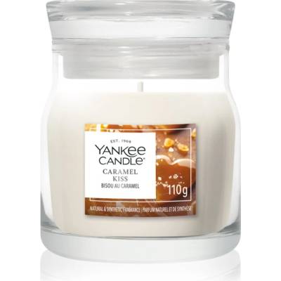 Yankee Candle Caramel Kiss ароматна свещ Signature 110 гр