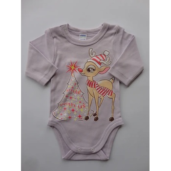 Image 1 of САЛИ / Индиго Кидс Боди с дълъг ръкав в лилаво, 56, 62