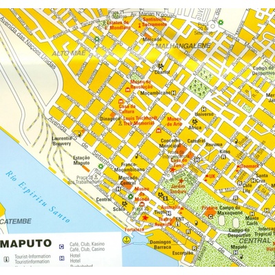 Mosambik Mozambique 1:1,2m mapa RKH