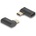 Delock USB адаптер 40 Gbps USB Type-C PD 3.1 240 W с щепсел - с втулка, извит наляво / надясно 8K 60 Hz