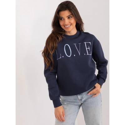 Sublevel dámská mikina love d10606ba02565c-dark blue tmavě modrá