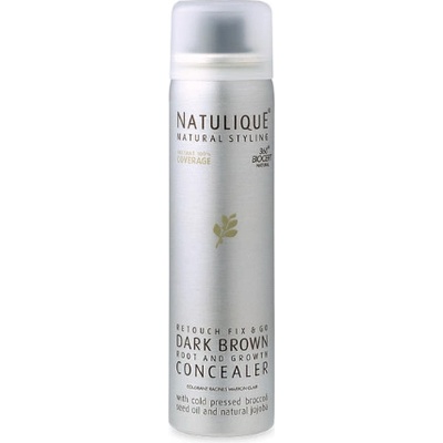NATULIQUE Dark Brown Root Concealer - Tmavý sprej na odrosty 75 ml