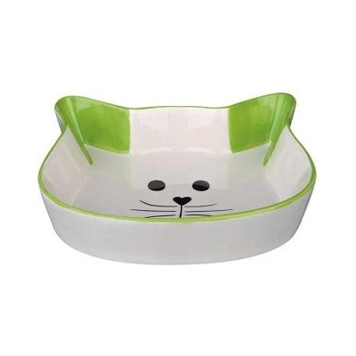 TRIXIE Cat Ceramic Bowl - Керамична купа за котки за храна и вода, 250 мл