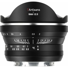 7ARTISANS 6 mm f/2 Fisheye ED pre Canon RF (APS-C)