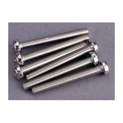 Traxxas кръстата винт M3x25mm полукръгла глава цинк. (6)