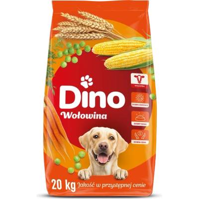 Cargill Dino Суха храна с говеждо месо за кучета 20кг