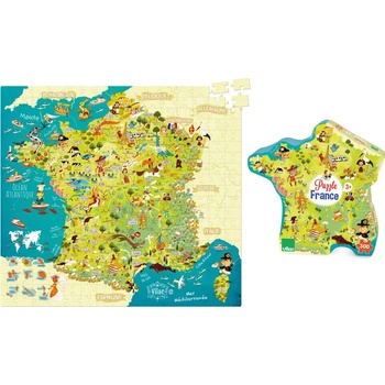 Vilac Пъзел карта на Франция Vilac (2726)