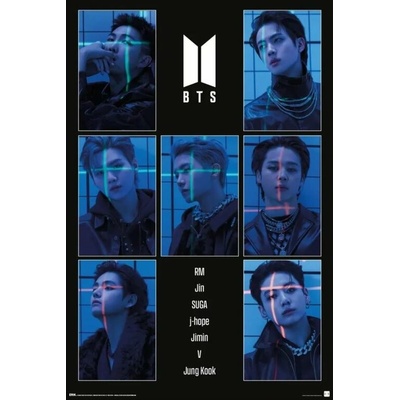 Grupo Erik BTS: Band members' names – Plagát