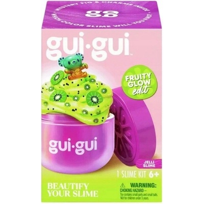 Moose Toys GUI GUI Fruity Glow Edit Kiwi Jelly Slime s figúrkou 6+