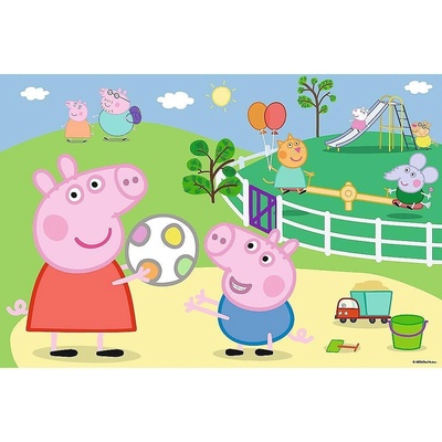 Trefl Пъзел Trefl - Peppa Pig, Забавление с приятели, 60 части (5900511173567)